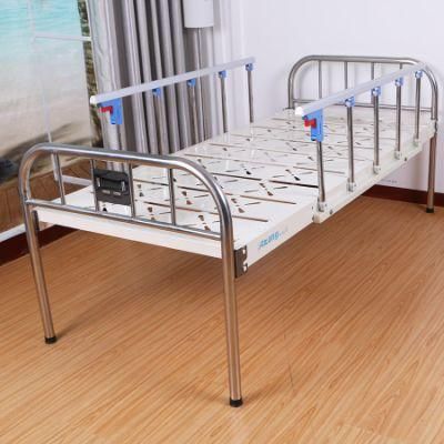 High Quality Stainless Steel General Flat Hospital Bed