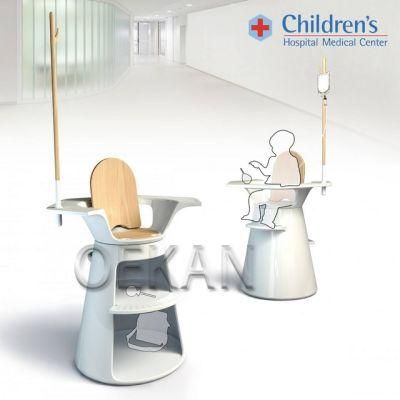 High Quality Hospital Pediatric Equipment Transfusion Chair Kids Children Infusion Chair with IV Infusion Stand