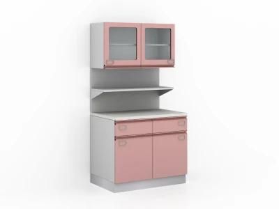 Functional Customized Webber Forth+Carton+Wooden Frame Cabinet Hospital Nurse Station Reception Counter