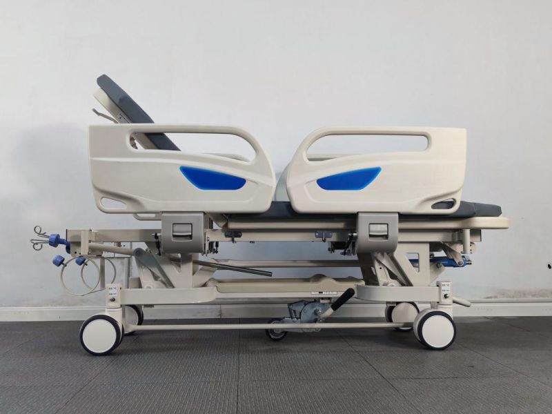 Rh-Fa800d 4-Guardrail Transfer Patient Trolley Hospital Equipment