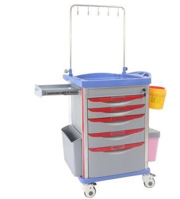 High Quality Hospital ABS Medical Cart Medical Trolley Infusion Trolley Transfusion Trolley