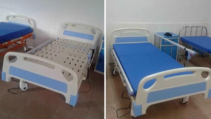 Hospital Furniture One Function Medical Folded ICU Electric Hospital Bed