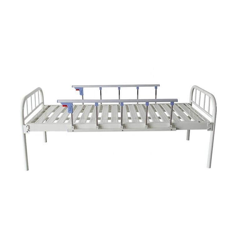 Standard Stainless Steel Flat Hospital Medical Bed Without Castor