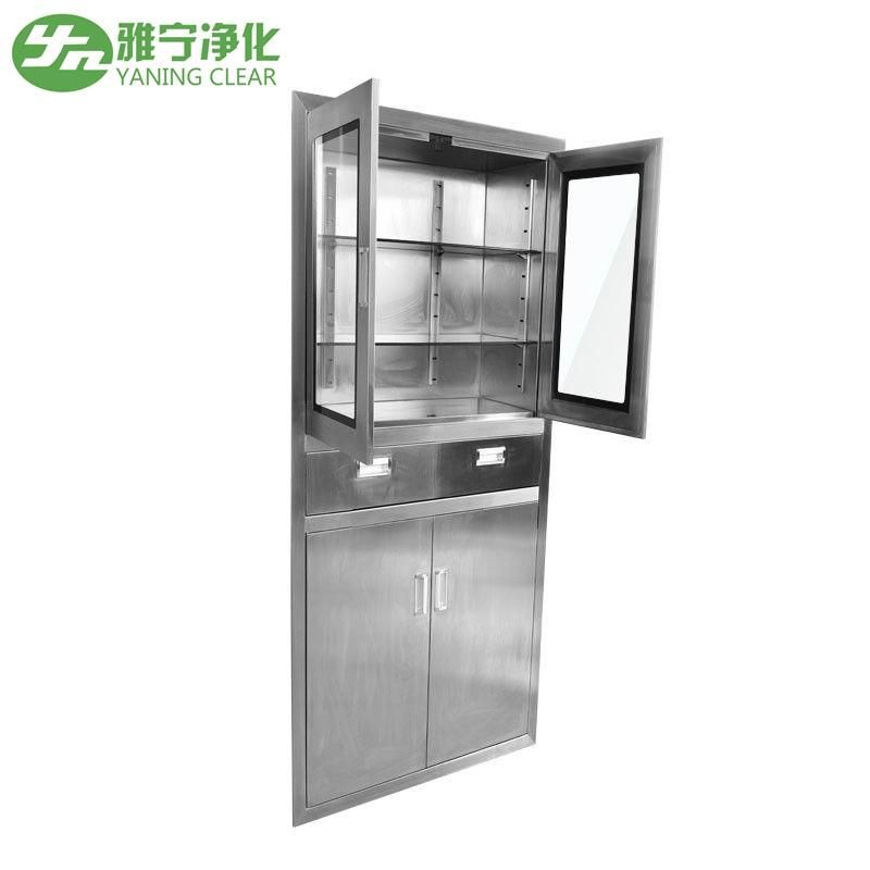 Yaning 304 Stainless Steel Medical Instrument Cabinet