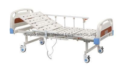 Patient Adjustable 2 Function Medical Equipment ICU Electric Hospital Bed