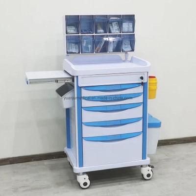 Medical Trolley Cart for Hospital Emergency Cart Nursing Cart