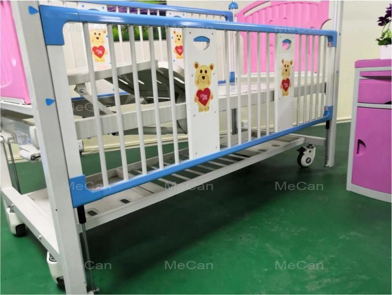 Two Crank Manual Medical Pediatric Medical Hospital Bed for Children