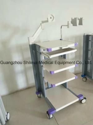 Hot Medical Emergency Endoscopy ECG /Utrasound Cart /Patient Monitor Computer Trolley