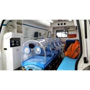 Hospital Medical Negative Pressure Compartment Isolation Stretcher Transfer Bed Equipment
