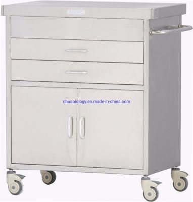 Neatly Made Medical Carts Stainless Steel Hospital Trolley