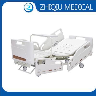 Manual Three Crank Hospital Bed for Clinc and Hospital