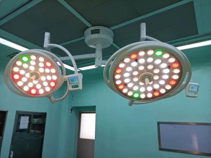 Hot Selling Medical Equipment Device Mobile LED Surgical Ceiling Light Head Halogen Lamp Operation Theatre Light Forhospital Operating Room Use