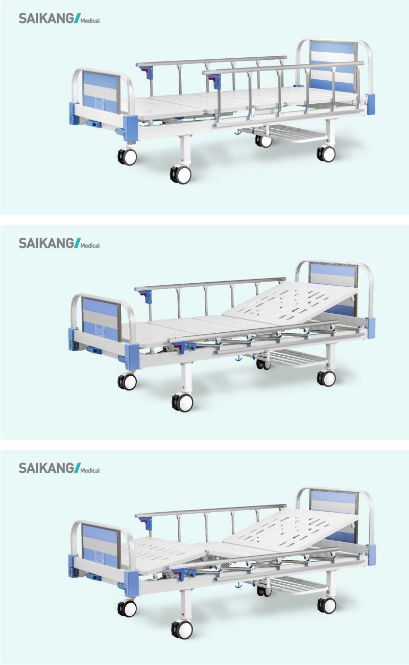 T2K Commercial Furniture Luxury Manual Hospital Bed Price