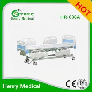 CE&ISO Approved Manual Hospital Bed/ ICU Bed 3 Cranks