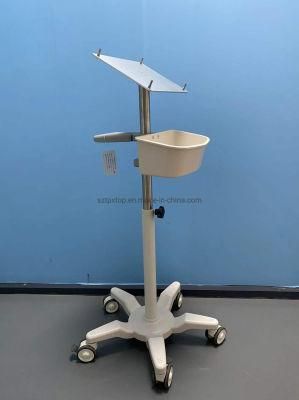 Multi-Parameter Monitor ECG Machine Trolley