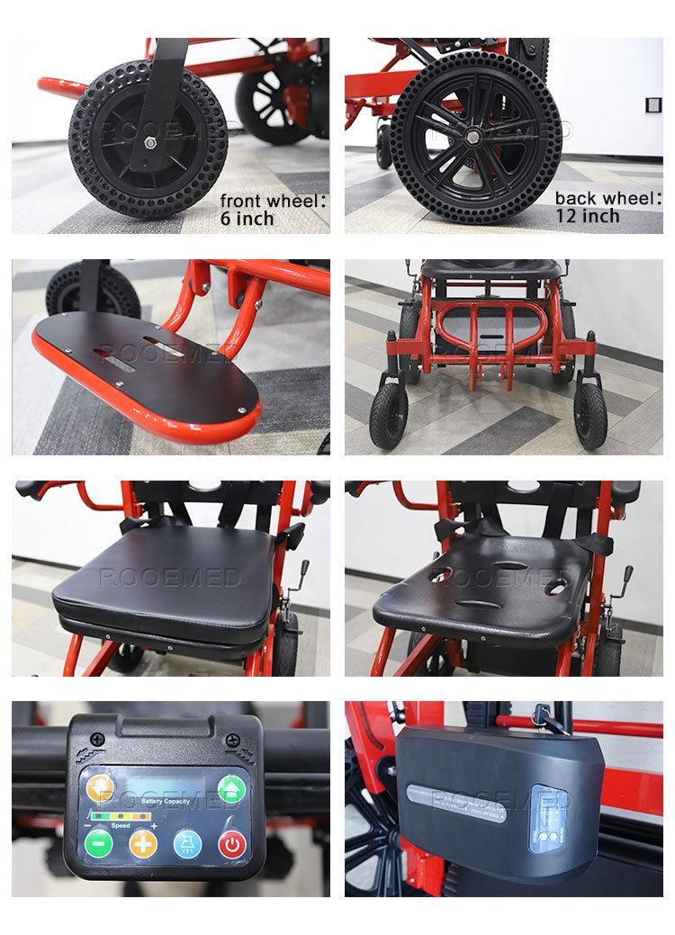 Ea-6fpn Plus Folding Medical Equipment Emergency Adjustable Evacuation Stretcher Chair
