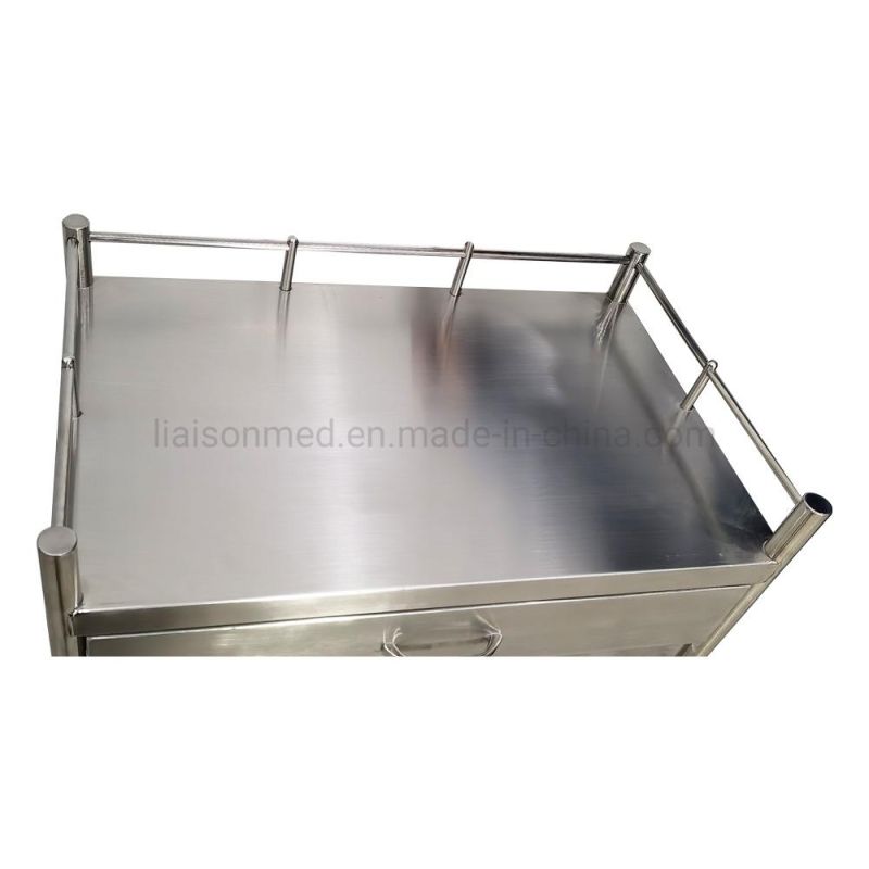 Easy Cleaning Corrosion Resistance Liaison Carton Package Hospital Instrument Trolley