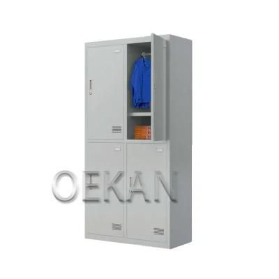 Oekan Hospital Use Furniture Stainless Steel Storage Cabinet with Lock