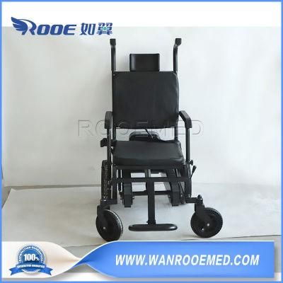 Black Luxury Ea-5fpn Portable Folding Disabled Electric Stair Climbing Lift with Brake Wheel