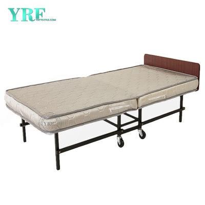 Hotel Folding Bed Spare Portable Foam Mattress on Wheels Single Bed