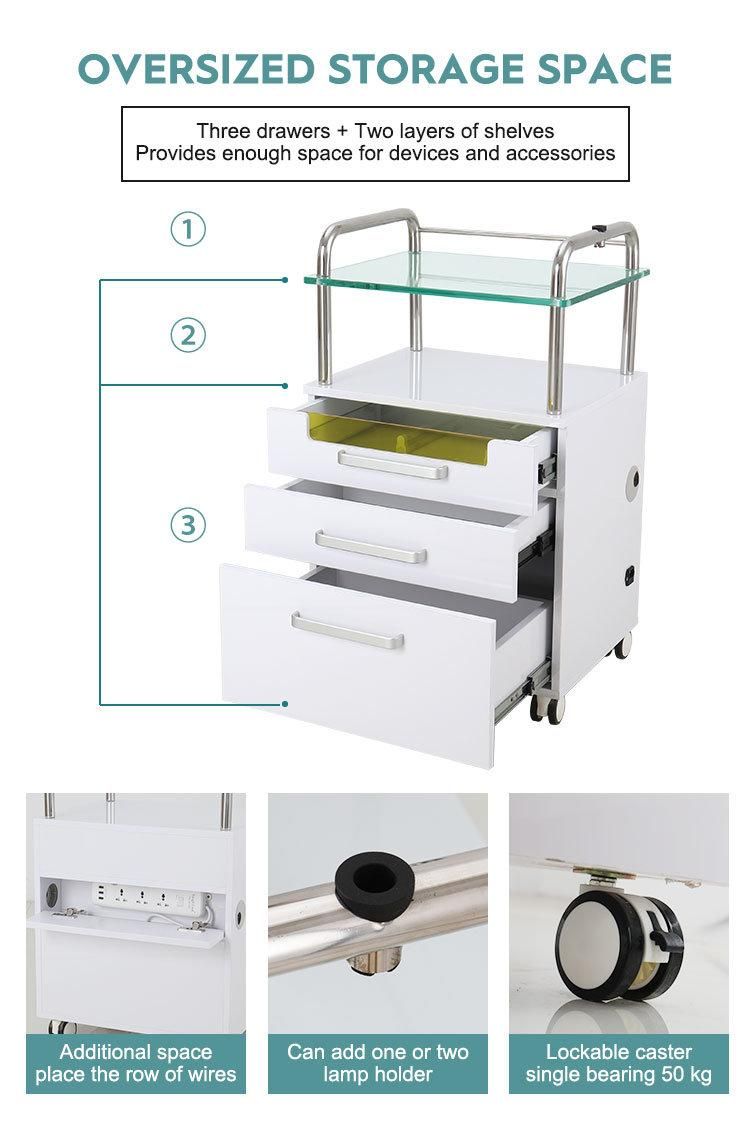 Hospital Equipment Sterilize Medical Cart Ultraviolet Ray Disinfection Hospital Trolley