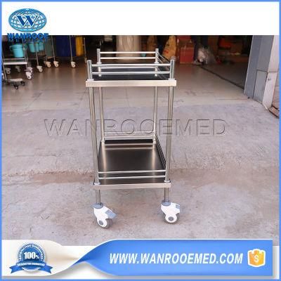 Bss200c Stainless Steel Hospital Equipment Surgical Instrument Nursing Change Treatment Cart