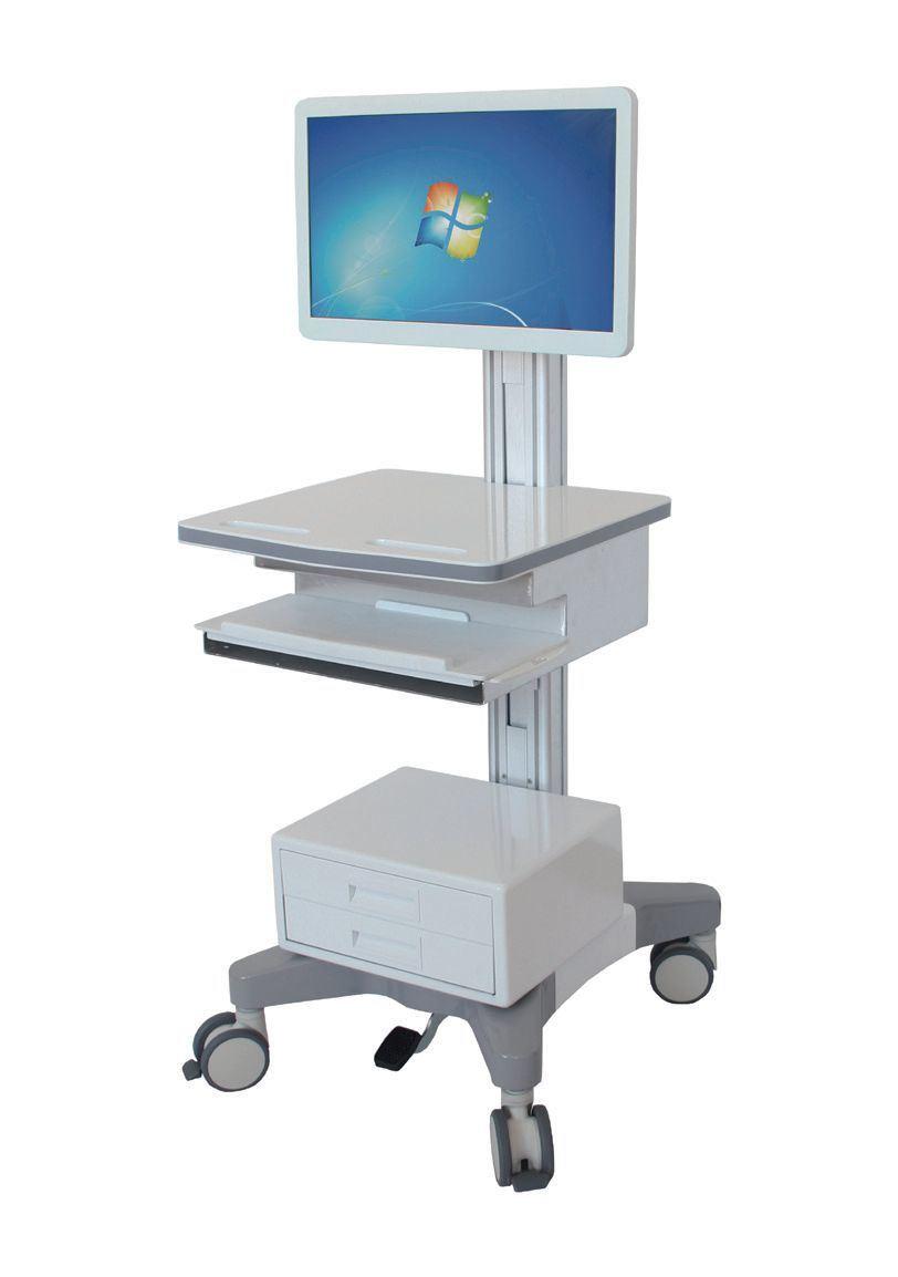 OEM Hospital Medical Mobile OEM Computer/Laptop/Tablet/Ultrasound/ECG/Patient Monitor Trolley/Cart