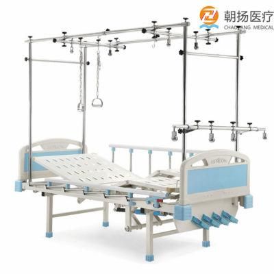 Clinic/Medical/Hospital Bone Setting/Pelvic Four Crank Medical Examination Bed Orthopedics Traction Bed