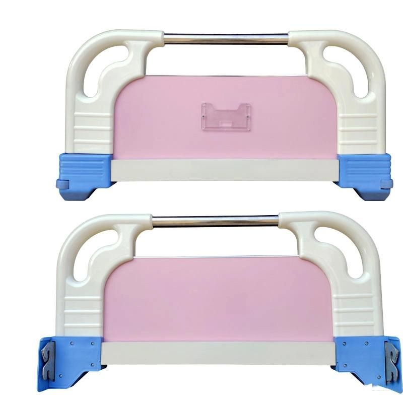 Metal 3 Crank 3 Function Adjustable Medical Furniture Folding Manual Patient Nursing Hospital Bed with Casters