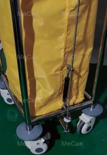 Cheap Price Foldable Linen Dirt Cart Waste Collecting Trolley