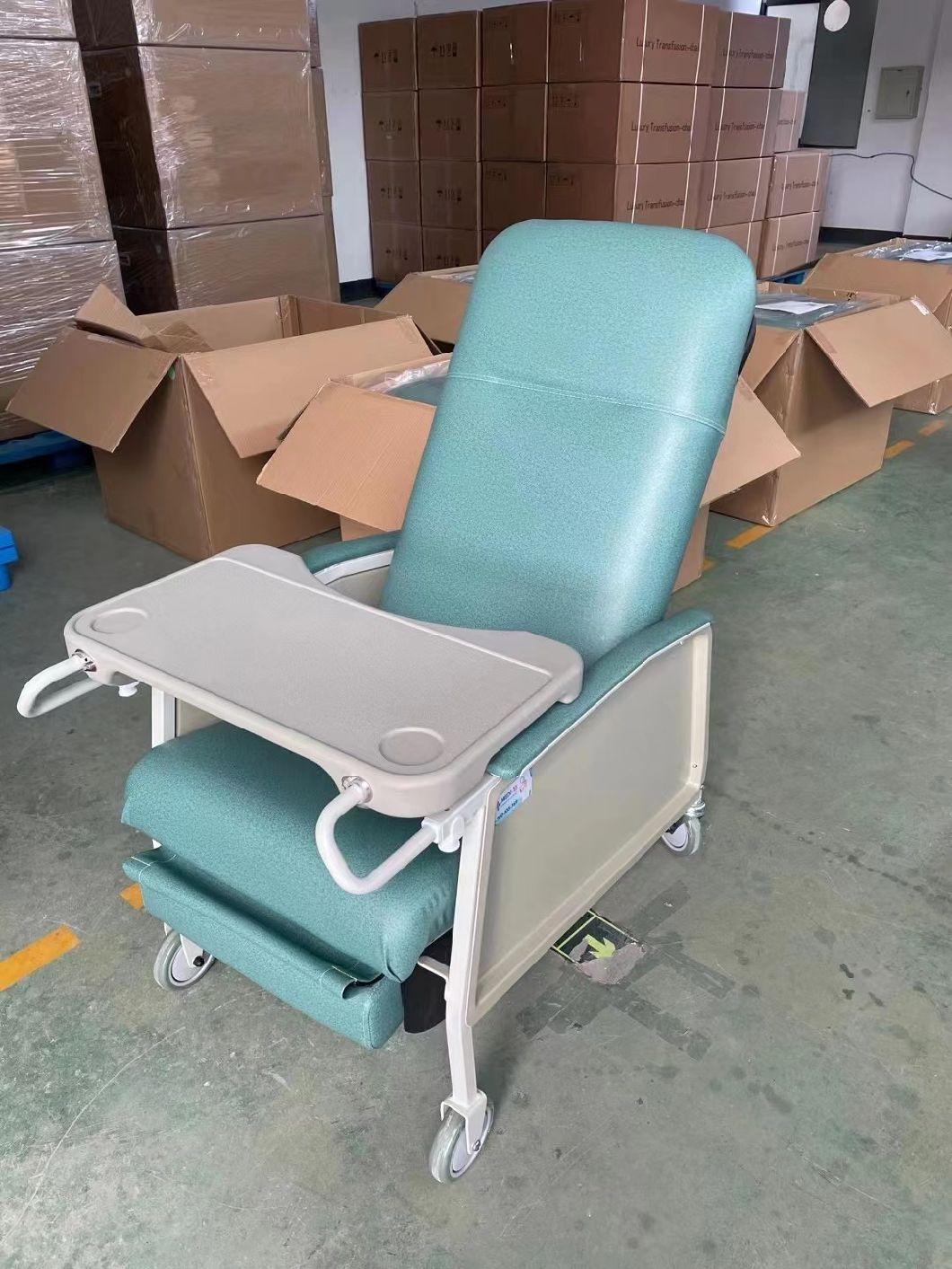 Hospital Furniture Medical Emergency Stainless Steel Instrument Dressing Treatment Nursing Crash Trolley Cart with Layers and Drawers/ABS Material Also Optional