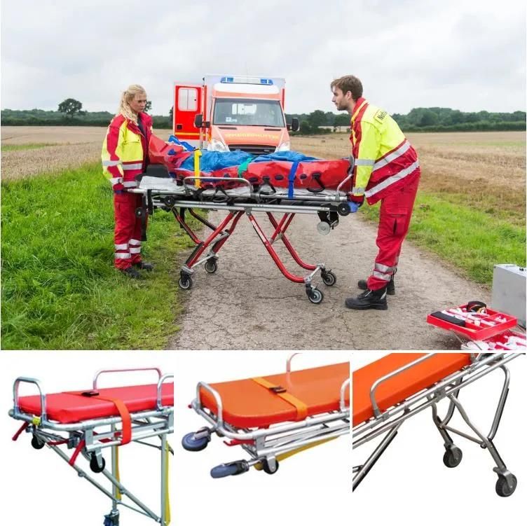 Folding Automatic Loading Ambulance Stretcher for Rescue