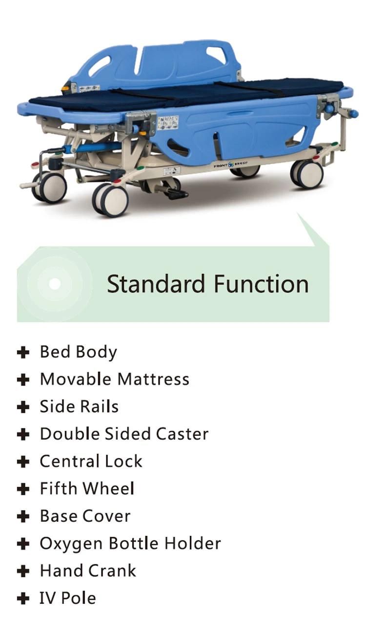 Bd111-3 Multi-Function Hospital Aluminum Emergency Electric Patient Ambulance Stretcher