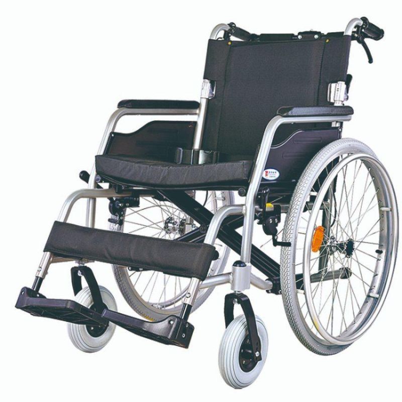 Solid Wood Bed-Head and ABS Fold Hidden Hand Crank Hospital Bed