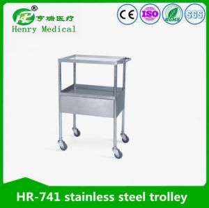 Two Shelves Anesthesia Cart/Medical Anesthesia Cart