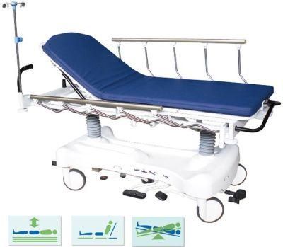 Medical Hydraulic Emergency Hospital Furniture Patient Transfer Trolley Stretcher