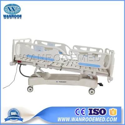 Bae522ec Medical Equipment Metal ICU ABS Patient 5 Function Electric Hospital Bed