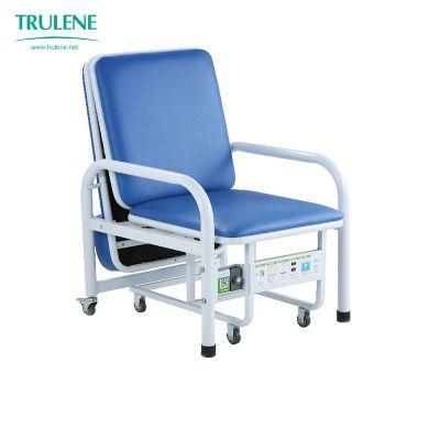 Hospital Ward Bedside Bed Medical Escort Folding Chair