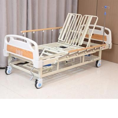CE ISO Certificate Manual Elderly Multifunction Medical Nursing Bed with Toilet