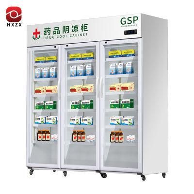 Constant 2-8&ordm; C Class Door Wine Beer Drug Display Cooling Cabinet Made in China