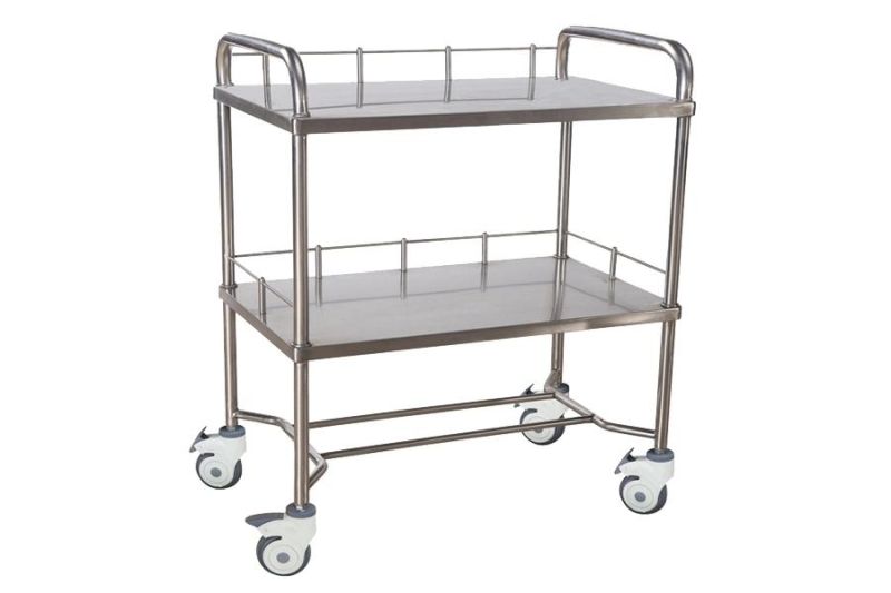 2021 China Made Medical Stainless Steel Trolley Hospital Food Trolley