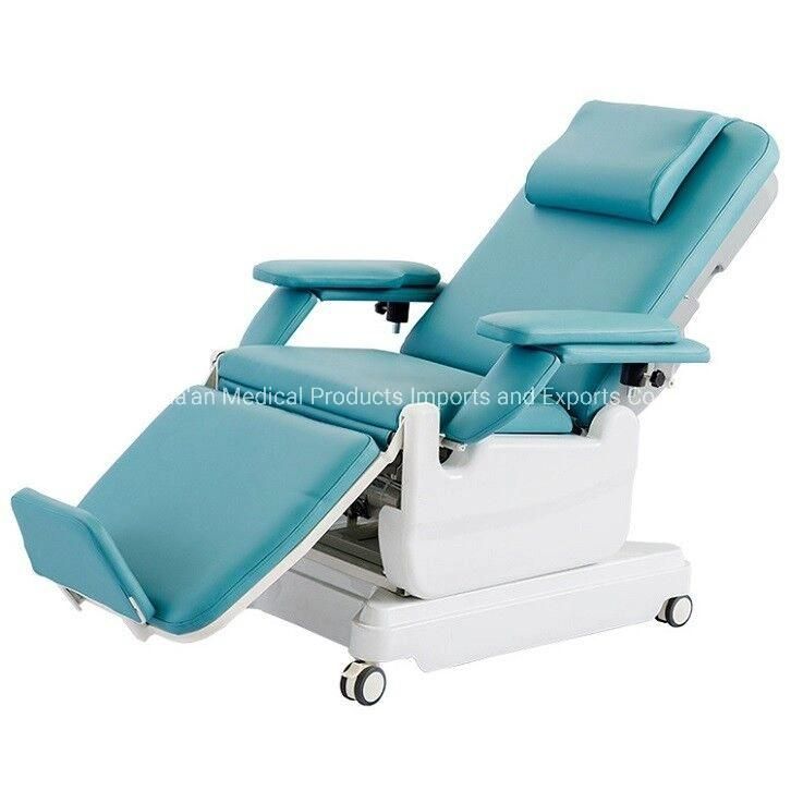 Hospital Furniture Multi-Function Medical Blood Drawing Donate Collection Chair Solid Wood Iron Synthetic Leather