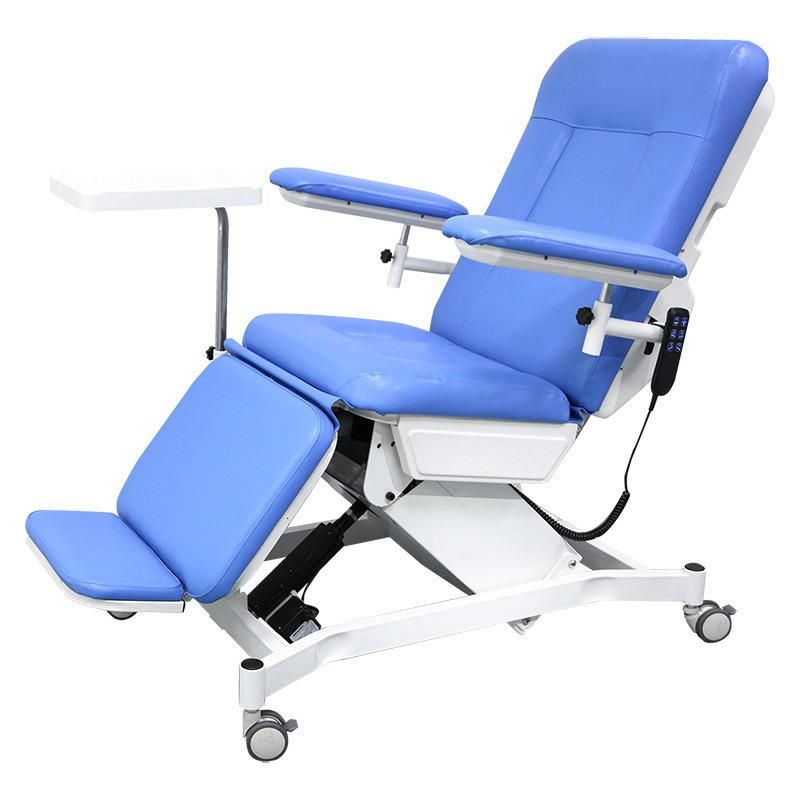 Hospital Medical Luxury Electric Blood Donation Dialysis Used Electric and Manual Infusion Chair