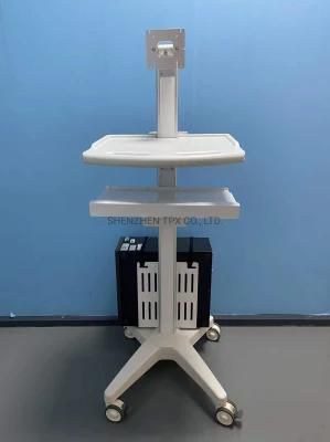 Computer Support Vesa Trolley with Medical Mute Castors