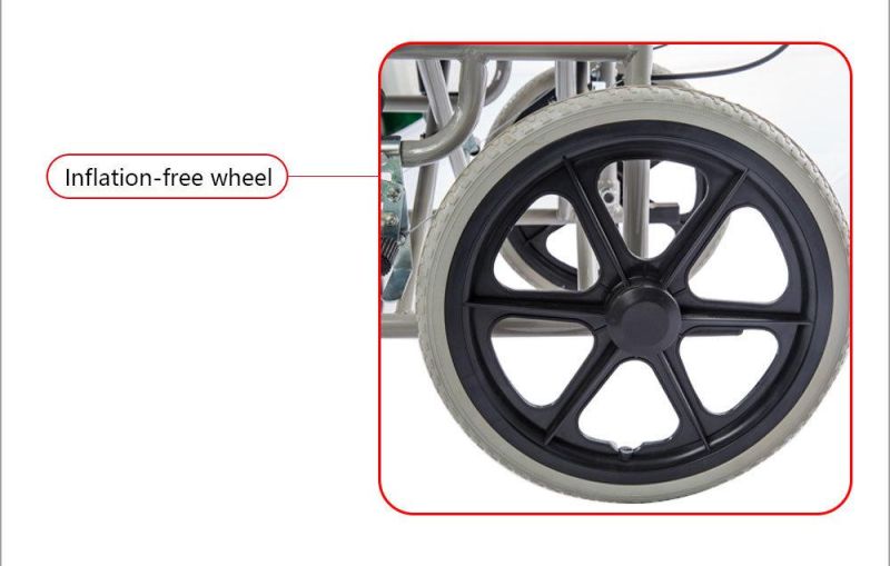 Aluminum Frame Leisure Chair Lightweight Sport Wheelchair for Adult Handicapped