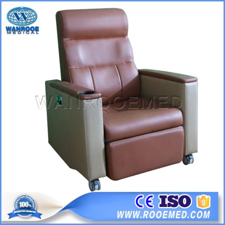 Hospital Medical Movable Patient Treatment Accompany Sleeping Waiting Attendant Chair