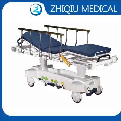 Hydraulic Emergency Medical Stretcher with Transport Hospital Patient Transfer Trolley