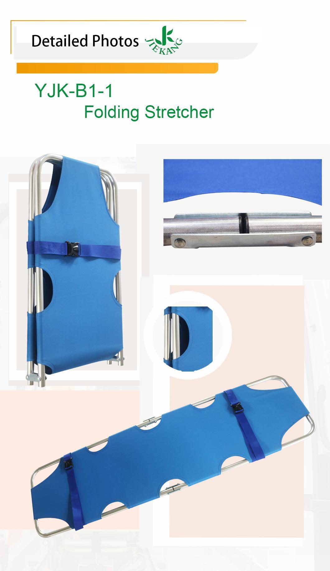 Sell Well High Quality Aluminum Alloy Firefighting Medical 2 Folding Stretcher