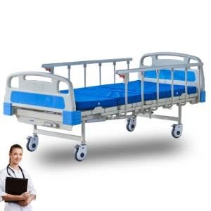 China Hospital Bed Flexible and Silence Movement with Wearing Quality