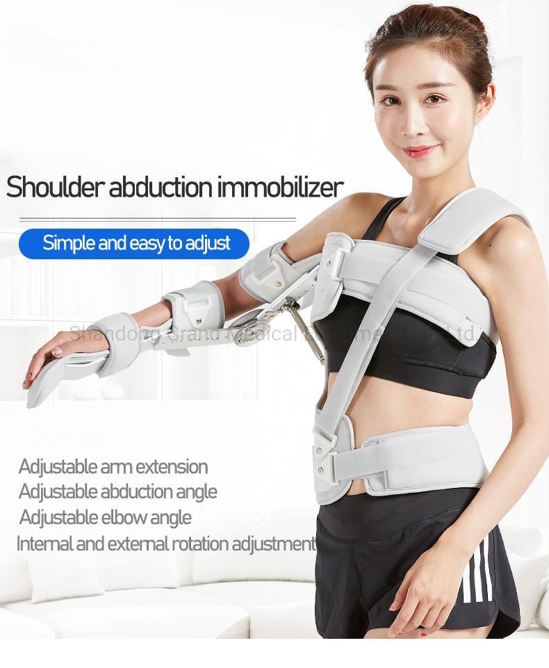 Light and Comfortable Medical Shoulder Abduction Orthosis for Physical Therapy